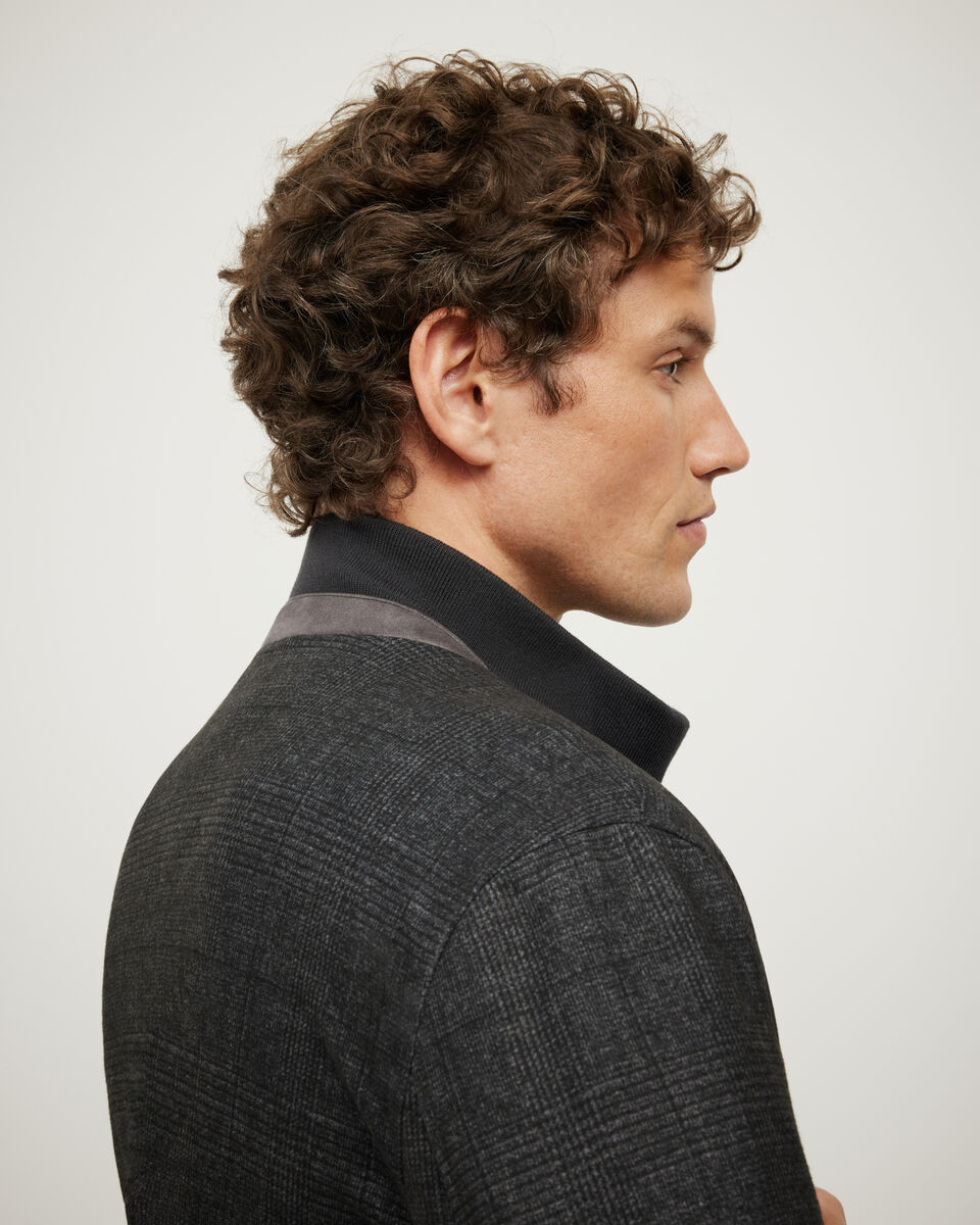 Check Travel Performance Bomber, Charcoal, hi-res